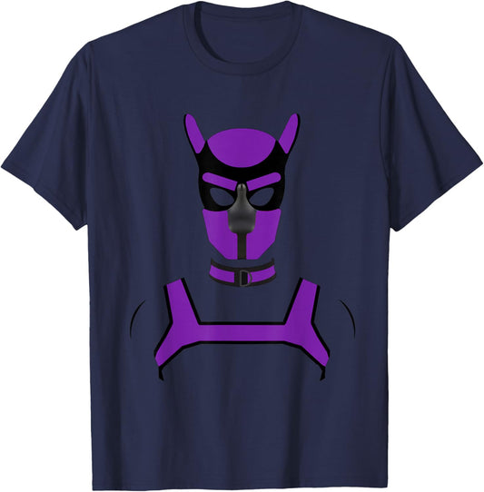 Puppy Play Pups Gay Pride Purple T-Shirt - T-Shirt | Navy
