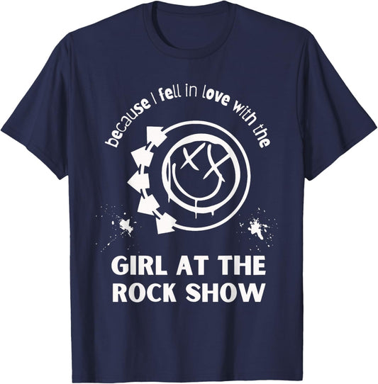 I Am The Girl At The Rock Show Funny Punk Rock Music Lover T-Shirt - T-Shirt | Navy