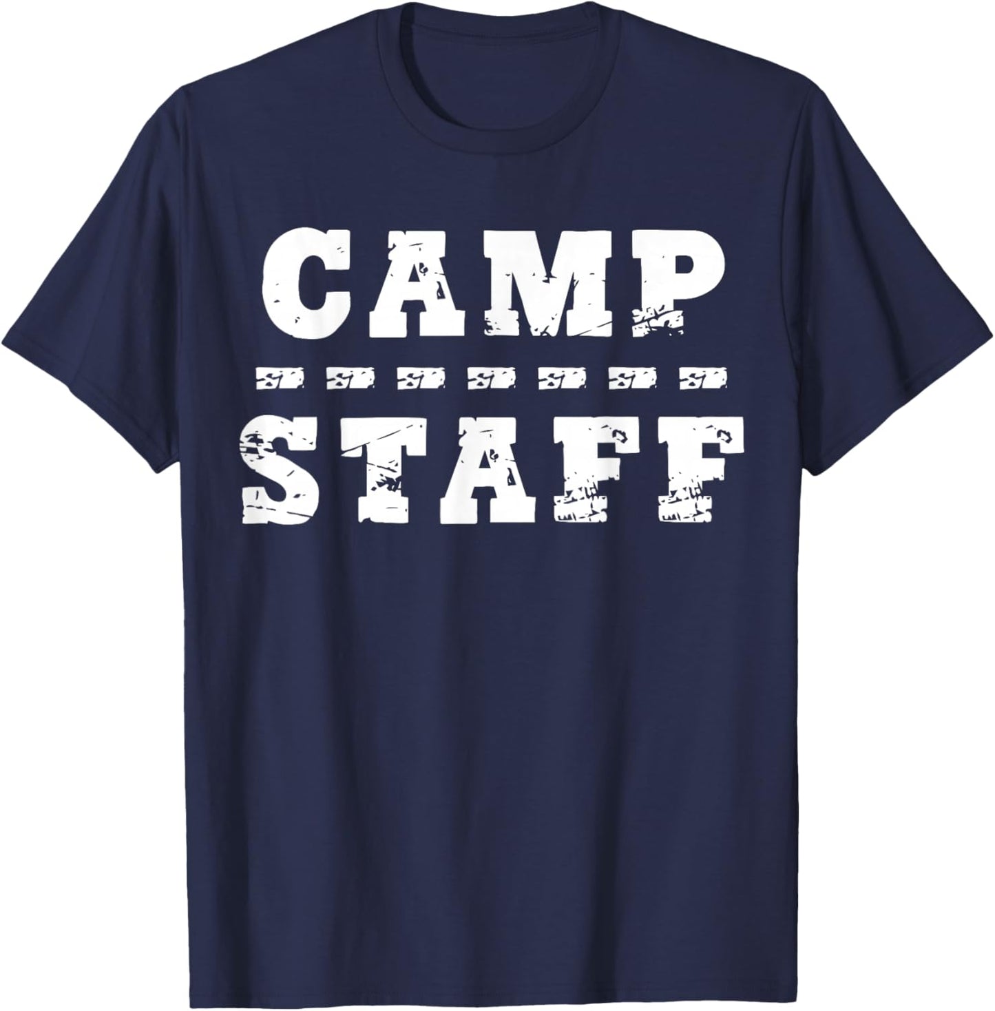 Camp Staff Summer Camp Staff Camping T-Shirt - T-Shirt | Navy