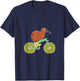 Funny Kiwi Grafik New Zealand Fruit and Bird T-Shirt - T-Shirt | Navy