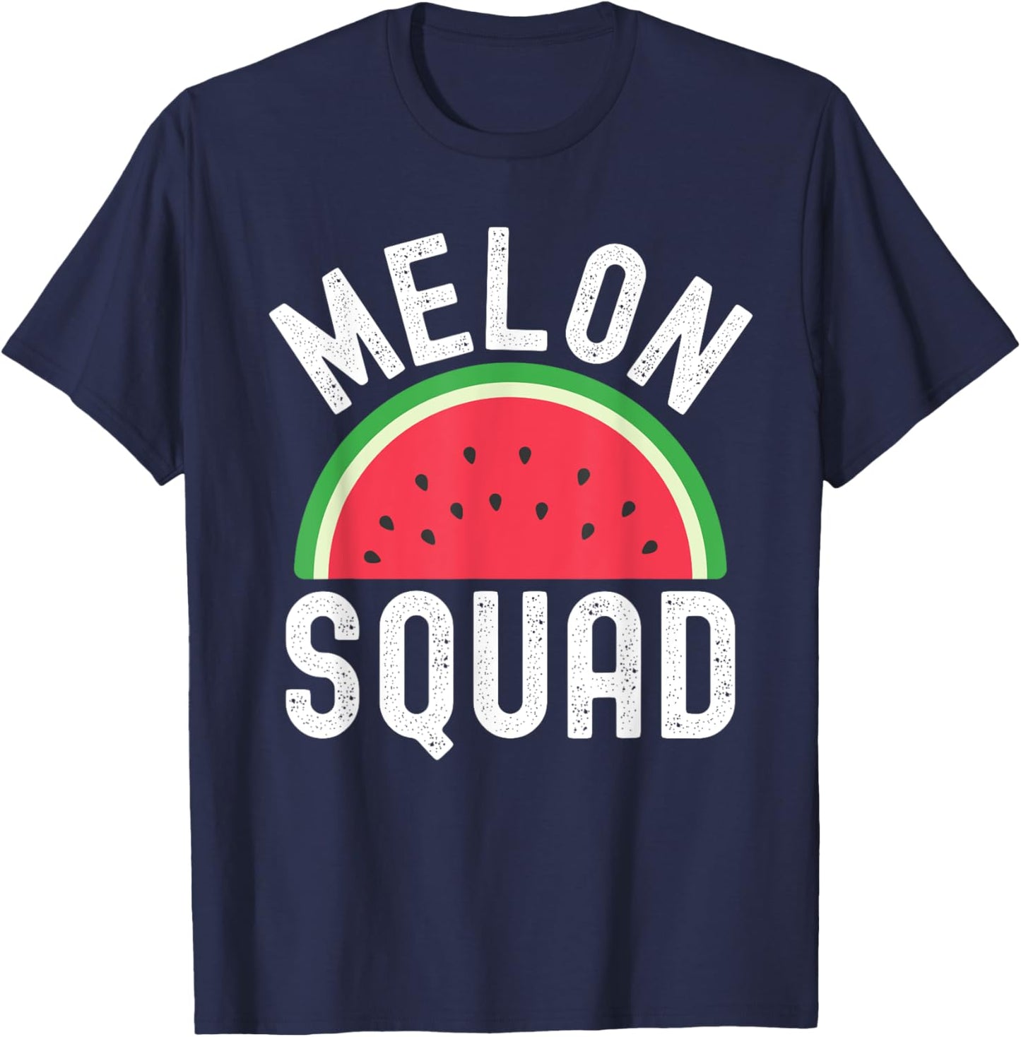 Watermelon Squad Outfit For Summer Women Girls Fruit Lover T-Shirt - T-Shirt | Navy