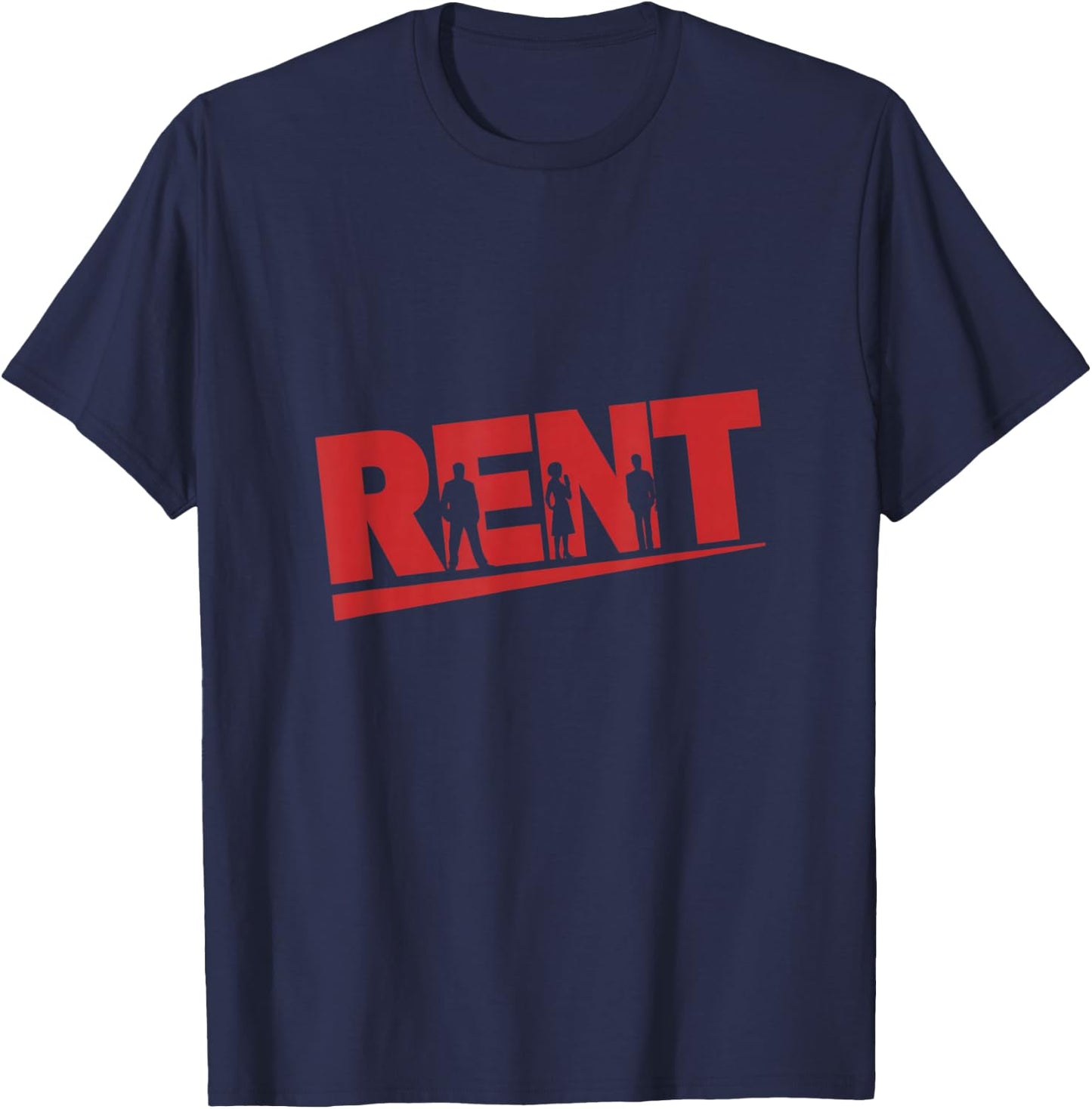 Rent Inspirational Musical Theatre Broadway Theater T-Shirt - T-Shirt | Navy