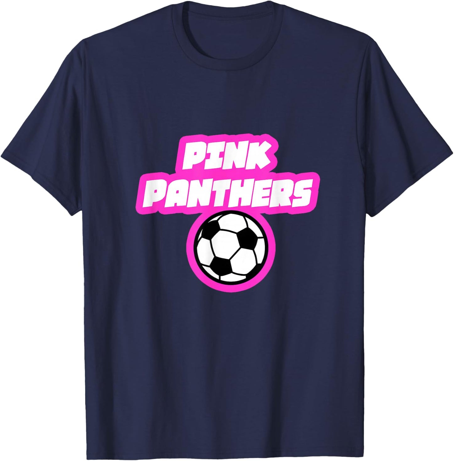 Pink Panthers Rec Soccer T-Shirt - T-Shirt | Navy