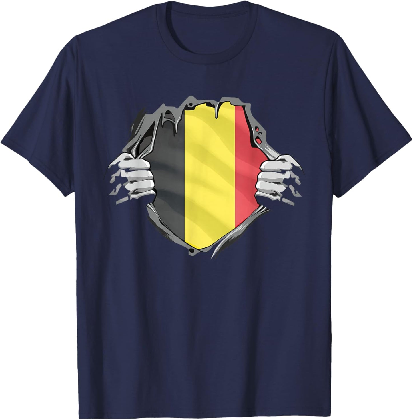 Belgium Football Jersey Alternative T-Shirt - T-Shirt | Navy