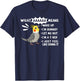 What AAAAAA Means I Screaming Cockatiel Parrot T-Shirt - T-Shirt | Navy