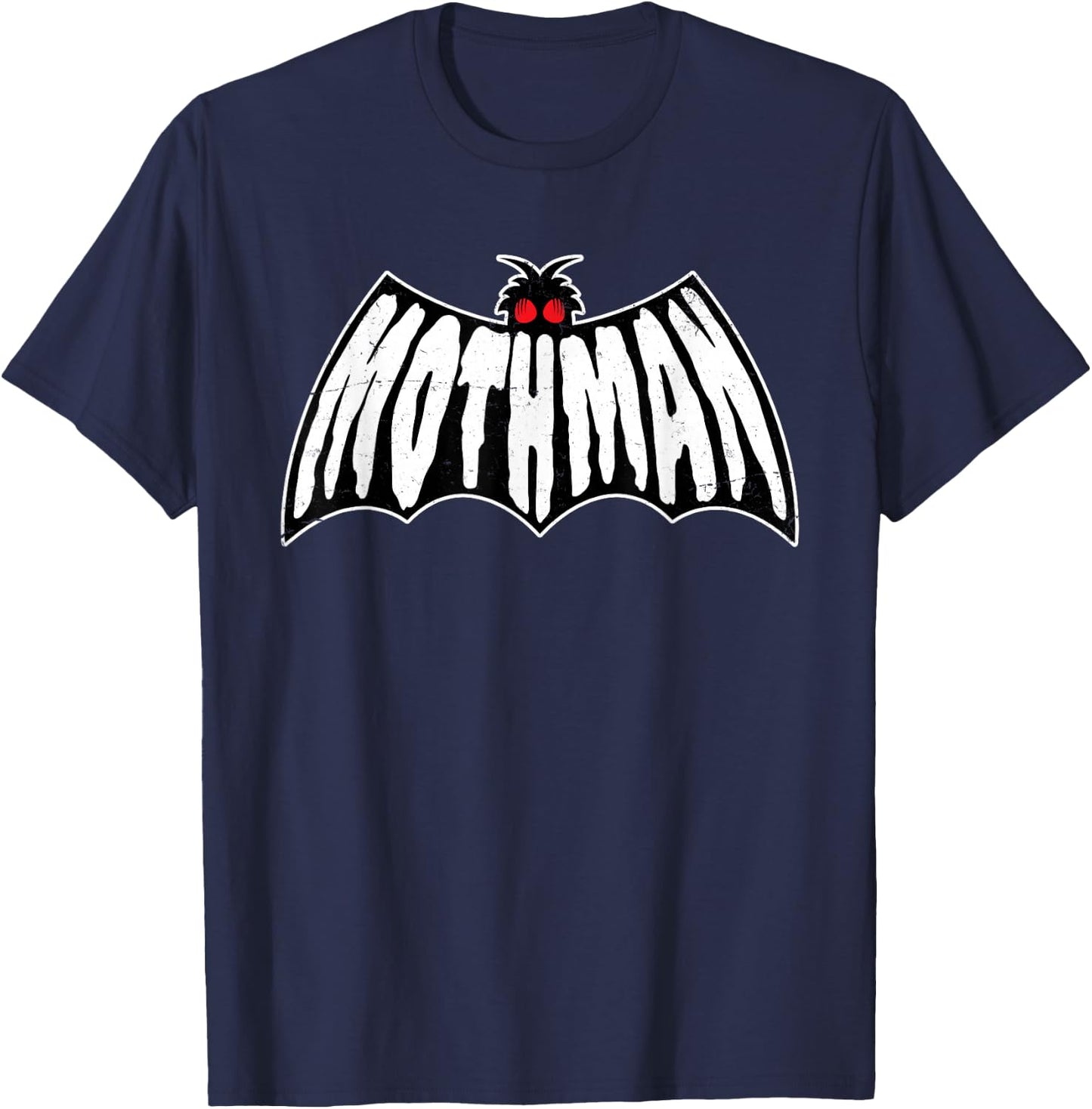 Mothman Cryptid Point Pleasant Monster T-Shirt - T-Shirt | Navy