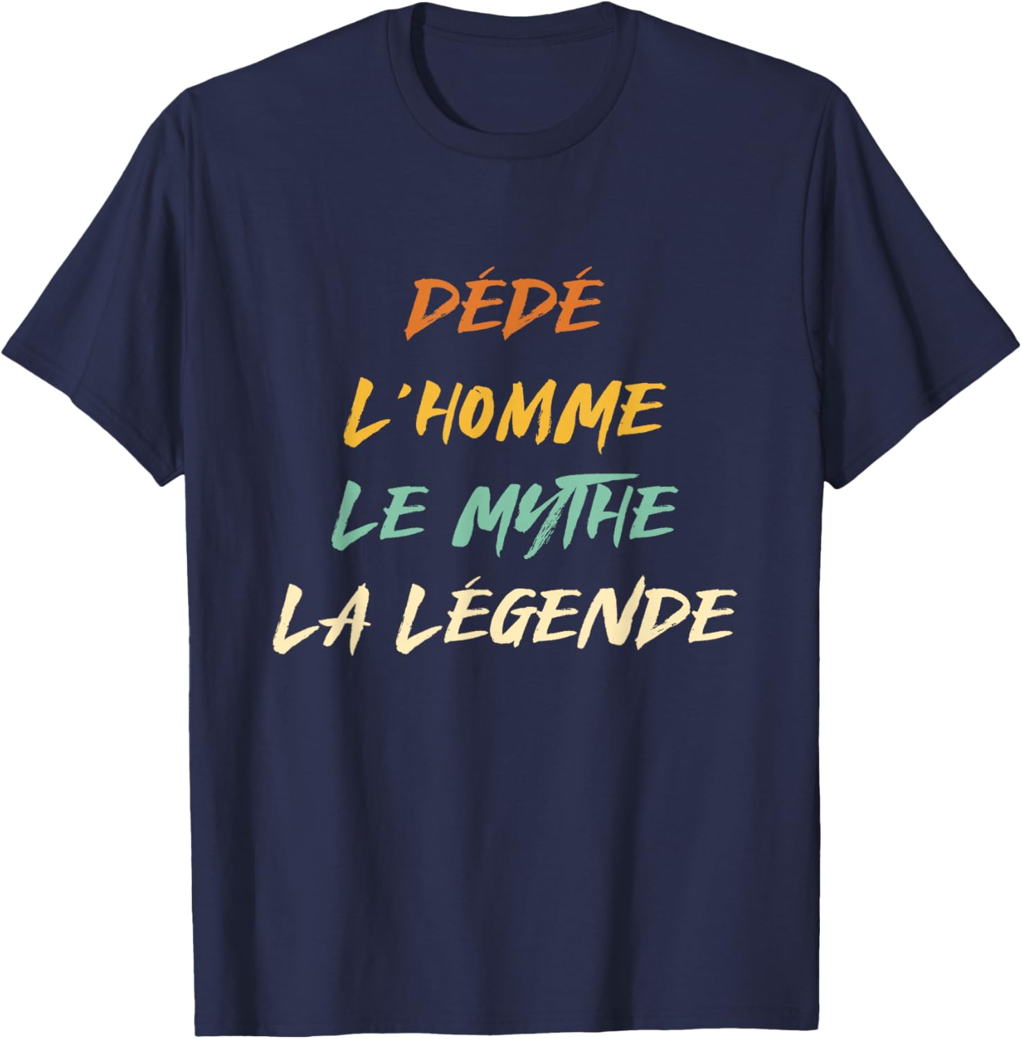 Dice Man Myth Legend Humor Name Custom Dedicated , Black, S T-Shirt - T-Shirt | Navy