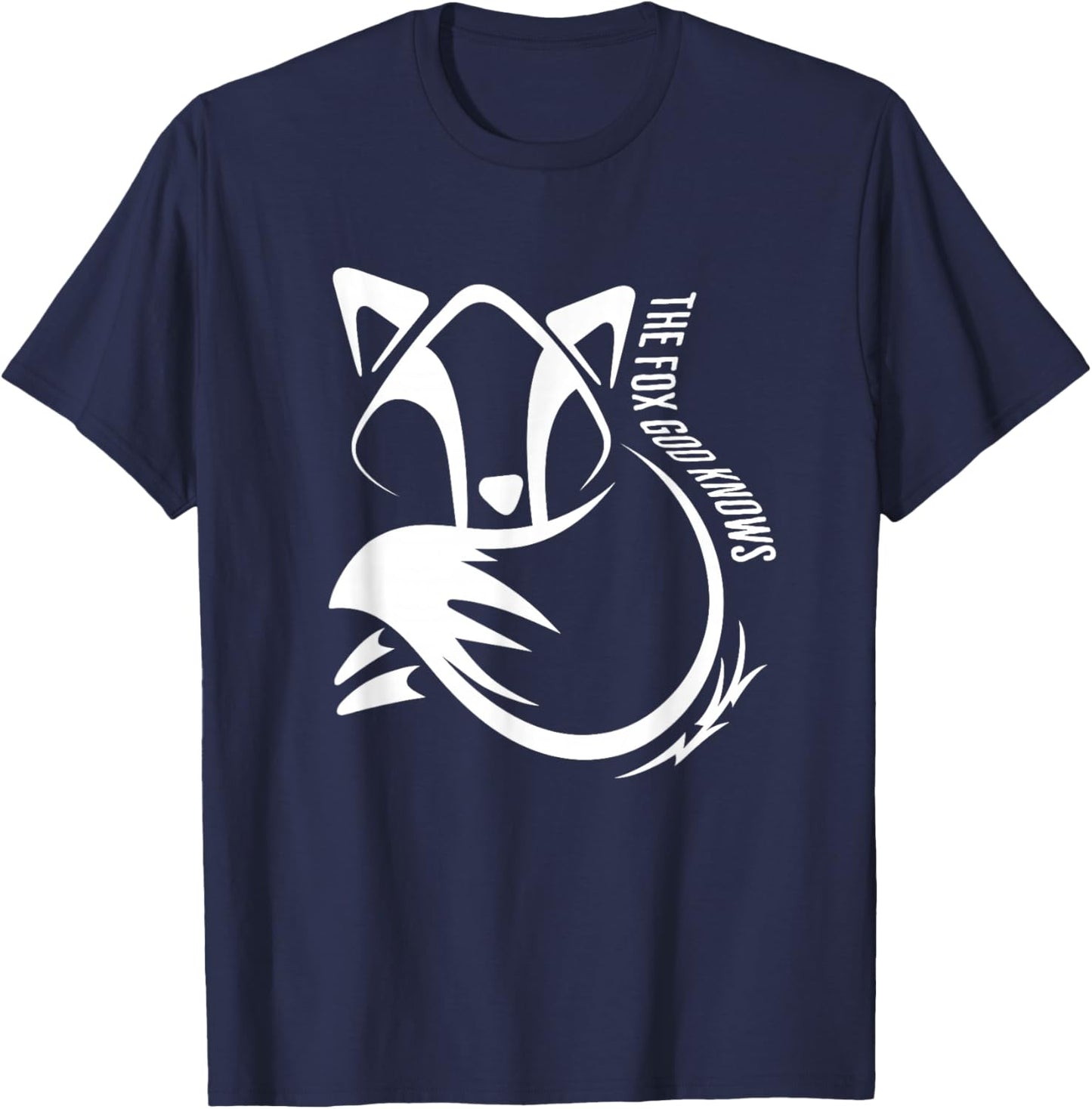 Fox God - Dont mess with the Foxgod. T-Shirt - T-Shirt | Navy