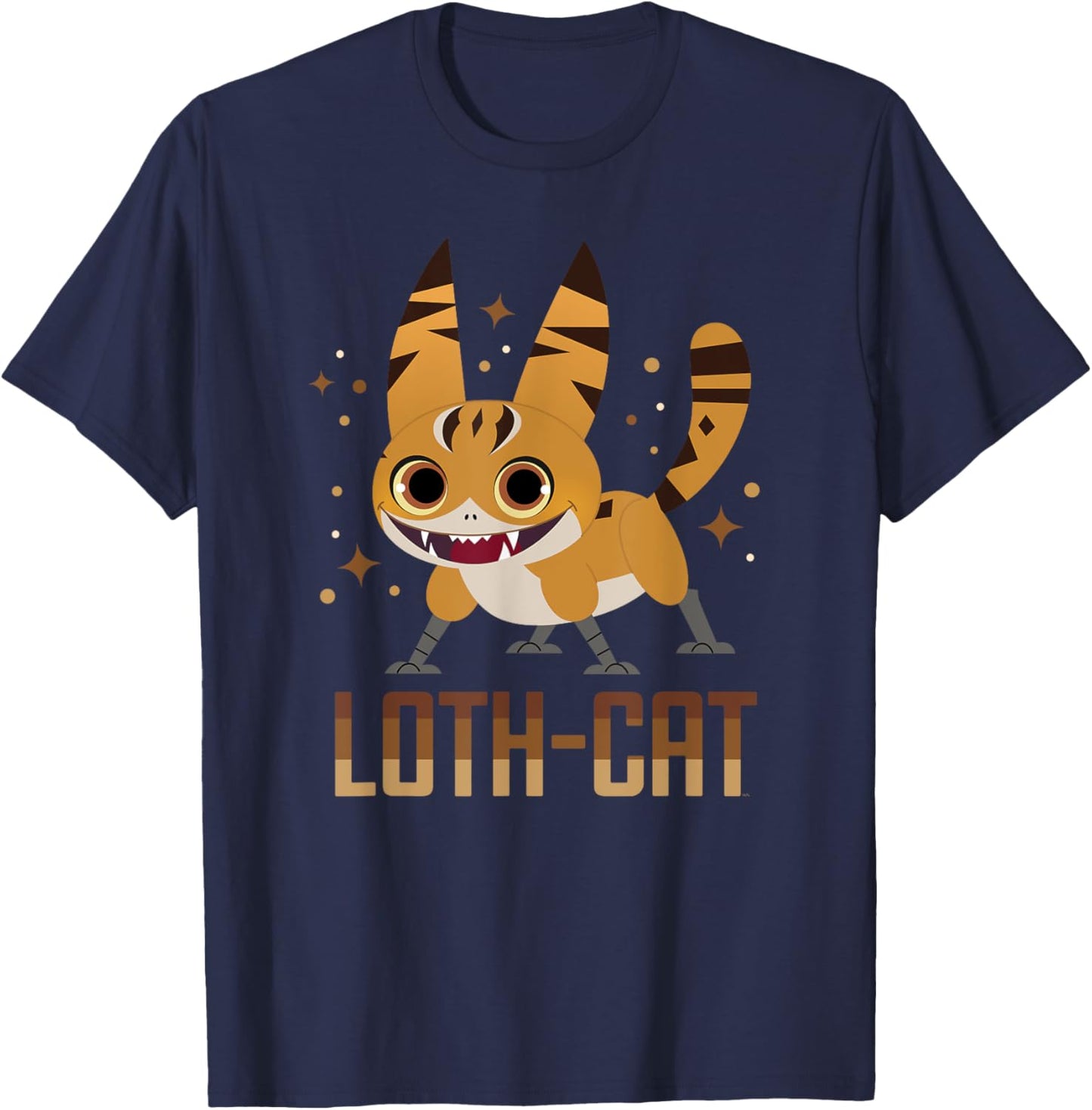 Star Wars Galaxy of Creatures Galactic Pals Happy Loth-Cat T-Shirt - T-Shirt | Navy