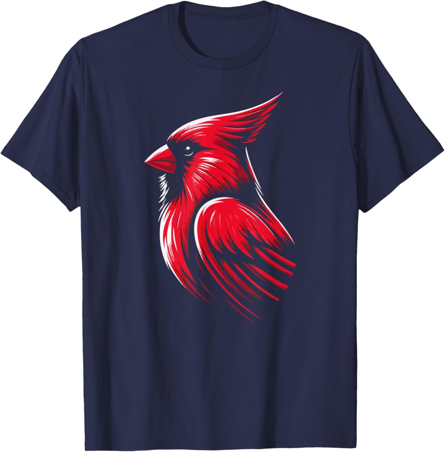 Cardinal Bird Cardinals Bird Birds Red Cardinals T-Shirt - T-Shirt | Navy