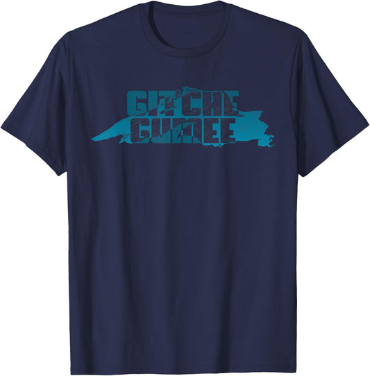 Gitche Gumee Lake T-Shirt - T-Shirt | Navy