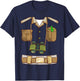 Zookeeper Safari Costume Explorer Safari Guide Halloween T-Shirt - T-Shirt | Navy