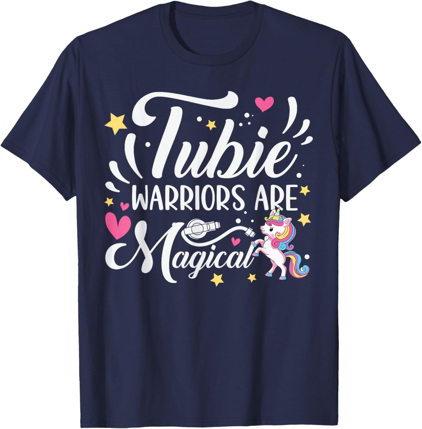 Feeding G Tube Supplies Feeding Tube Awareness T-Shirt - T-Shirt | Navy