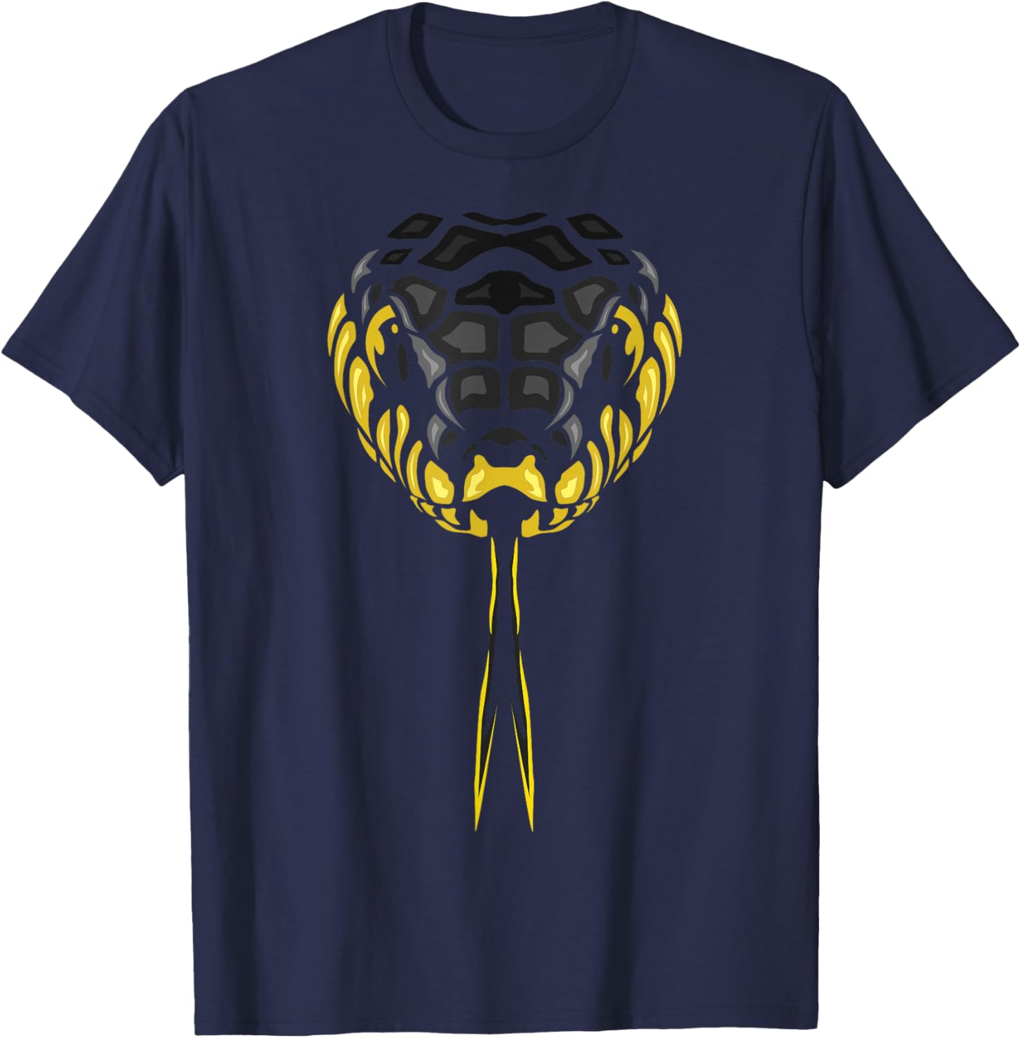 Snake Shirt Cobra Men Women Cobra Animal Print T-Shirt - T-Shirt | Navy