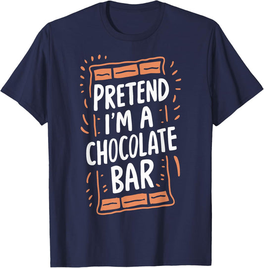 Pretend I'm A Chocolate Bar T-Shirt - T-Shirt | Navy