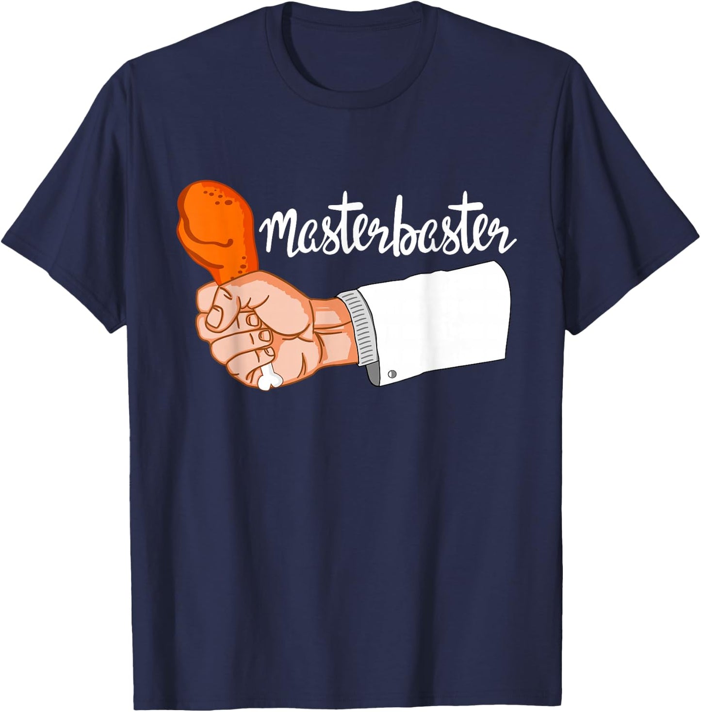 Master Baster - Turkey Day Funny Masterbaster Thanksgiving T-Shirt - T-Shirt | Navy