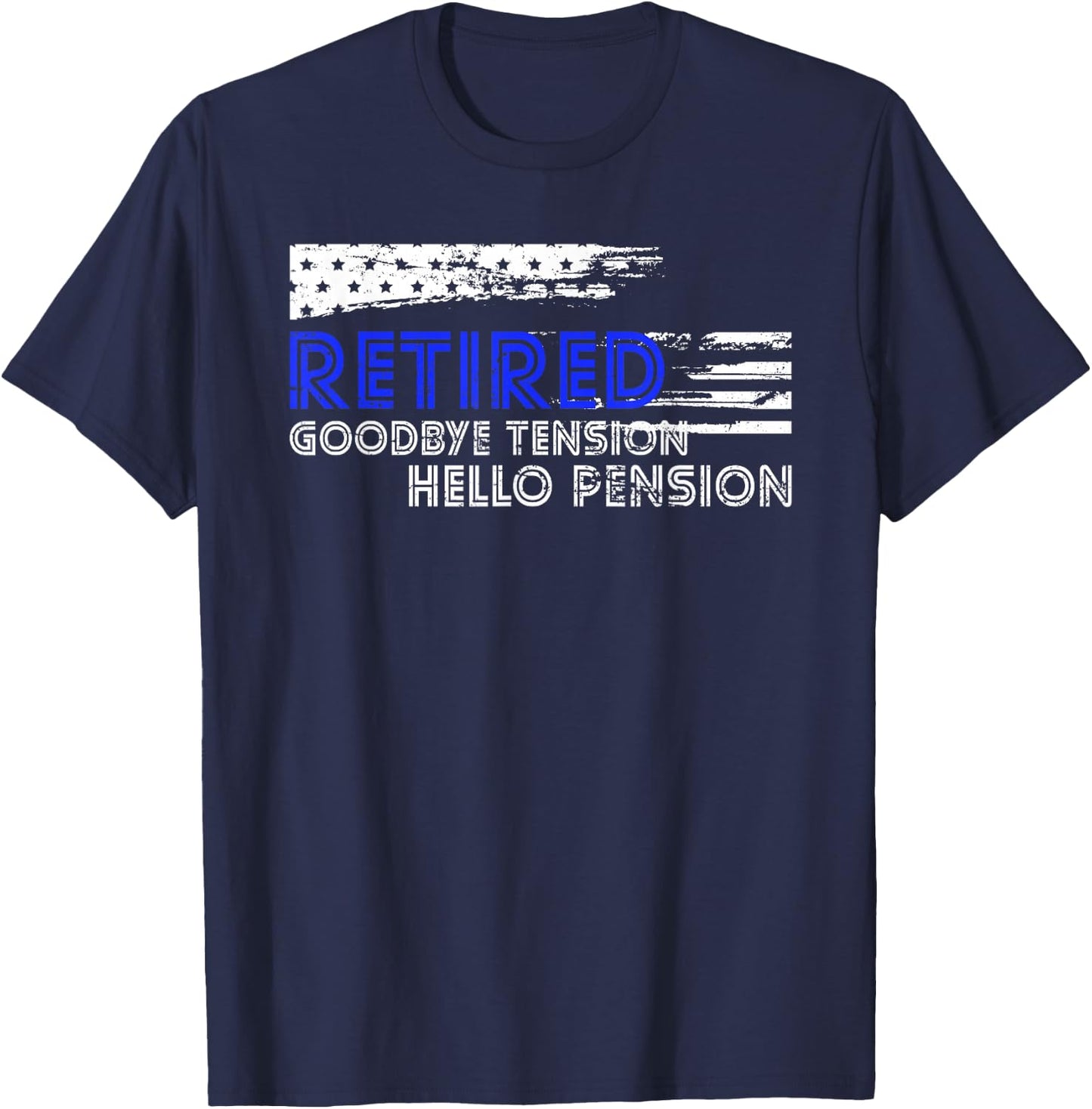 Law Enforcement Sheriff Retirement Gift Funny Police T-Shirt - T-Shirt | Navy