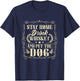 Stay Home Drink Whiskey And Pet The Dog Drinker Drinking T-Shirt - T-Shirt | Navy