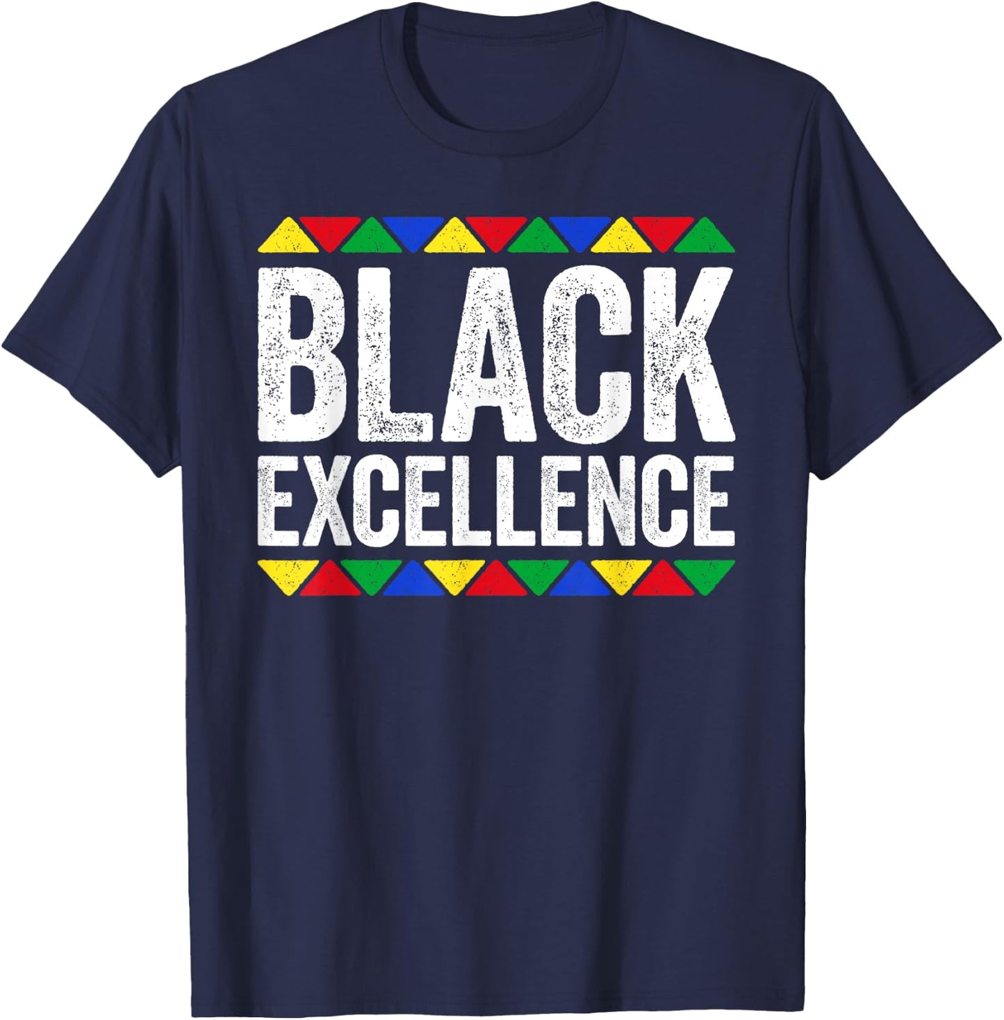 Black Excellence Shirt Black History Month T-Shirt - T-Shirt | Navy