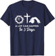 Alot Can Happen In 3 Days simple - Hallelujah Easter T-Shirt - T-Shirt | Navy