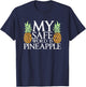 My Safe Word Is Pineapple Swinger's Party Threesome T-Shirt - T-Shirt | Navy