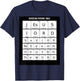 Periodic Table Christian Jesus Elements Science Nerd T-Shirt - T-Shirt | Navy