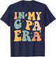 Retro Groovy In My G PA Era Father's Day T-Shirt - T-Shirt | Navy