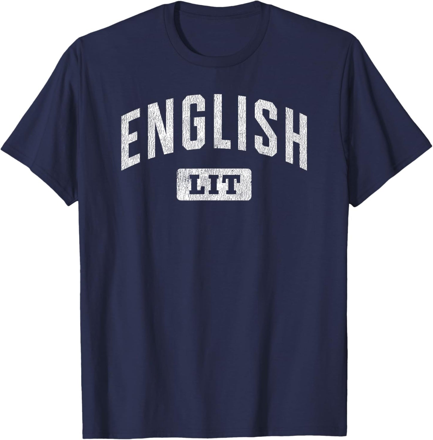 English Major Graduation Books Literature Lover T-Shirt - T-Shirt | Navy