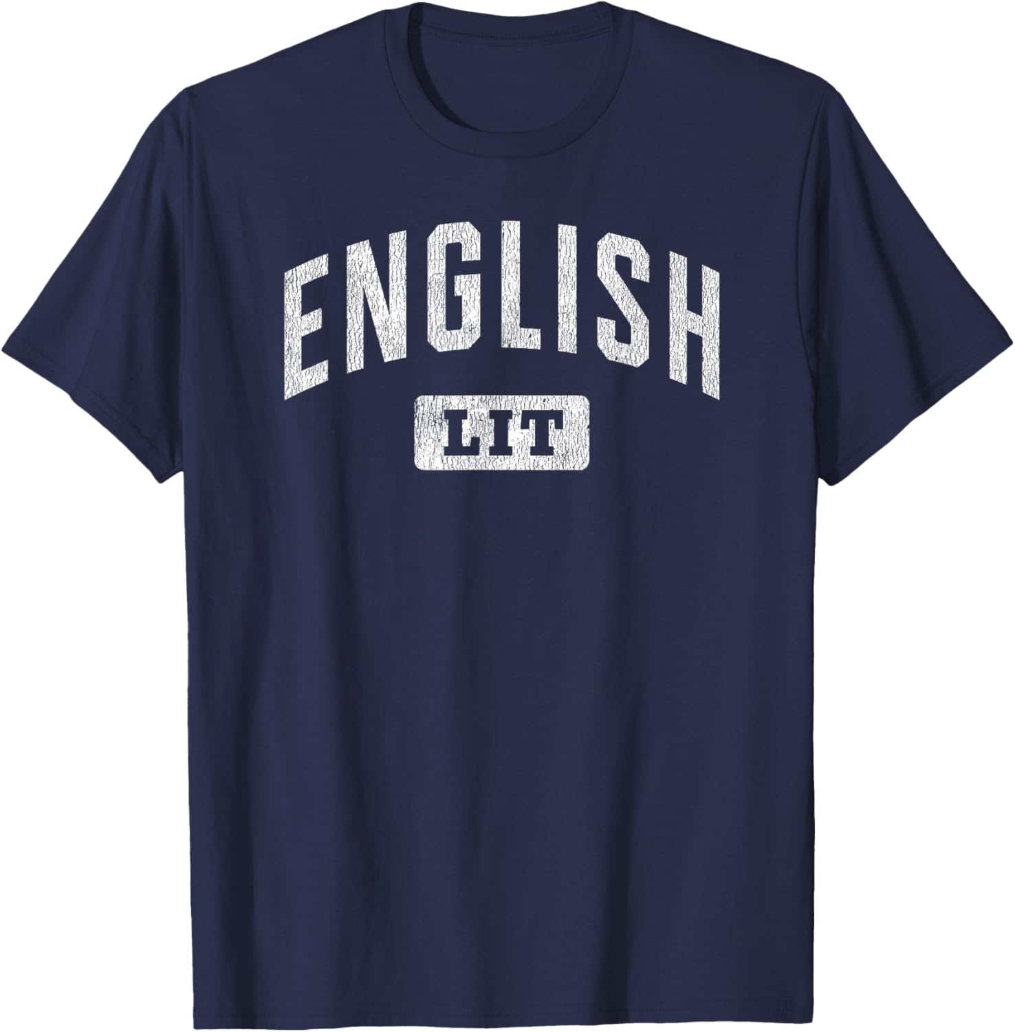 English Major Graduation Books Literature Lover T-Shirt - T-Shirt | Navy