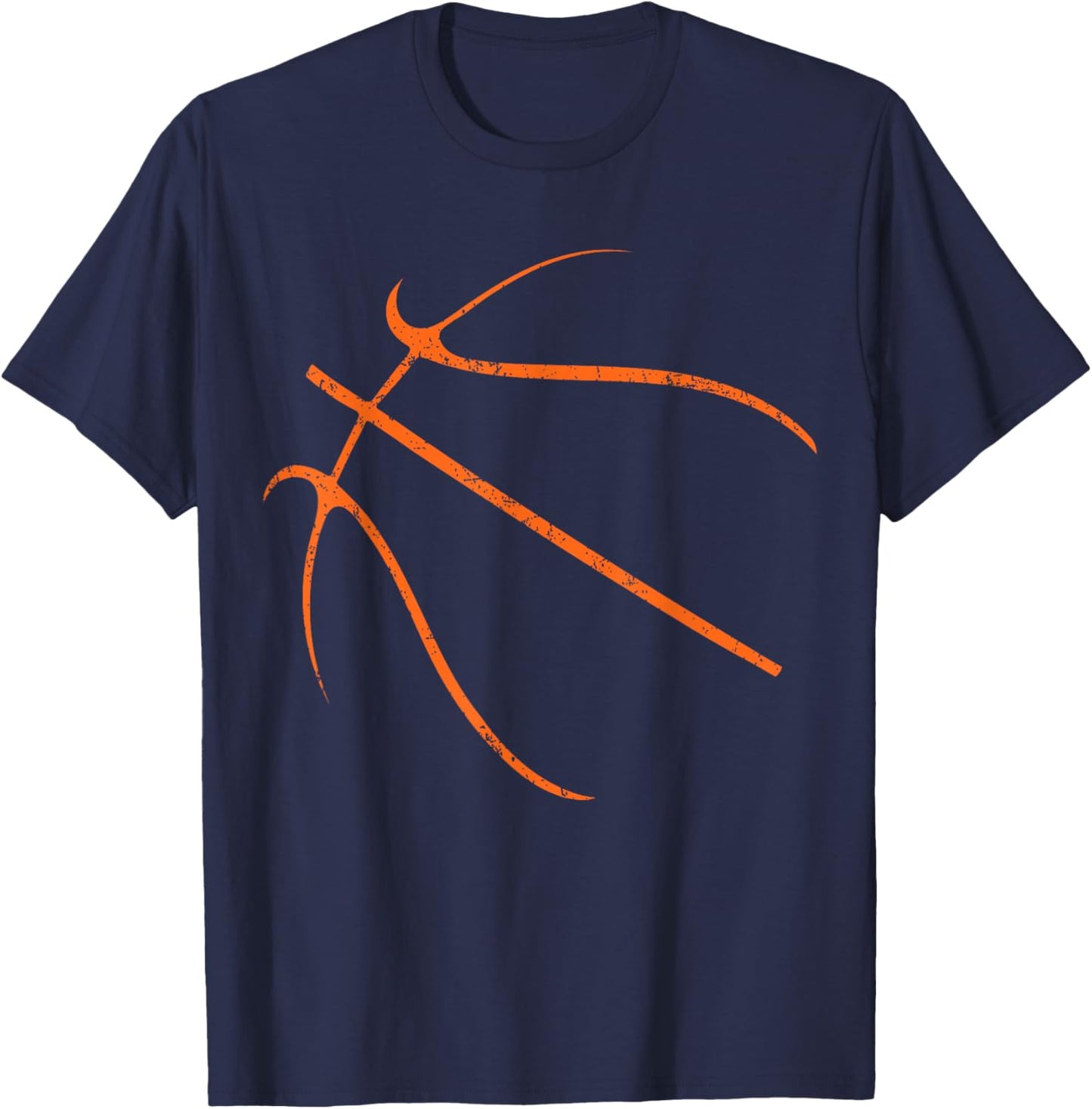 Basketball Silhouette Bball Player Coach Sports Baller Gifts T-Shirt - T-Shirt | Navy