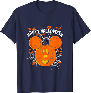 Disney Mickey & Friends Mickey Pumpkin Happy Halloween T-Shirt - T-Shirt | Navy