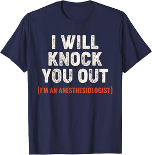 Anesthesiology Shirt Sedate Anesthesiologist Gift Propofol T-Shirt - T-Shirt | Navy