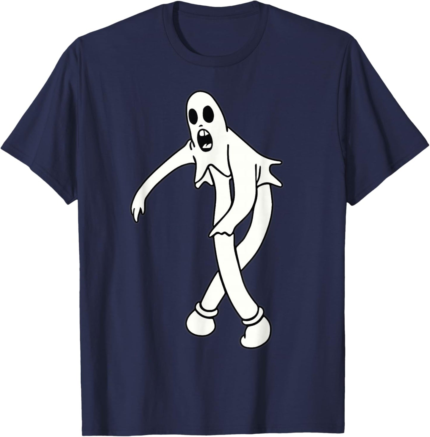 Koko the Clown Ghost Creeping T-Shirt - T-Shirt | Navy