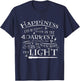 Happiness Can be Found Even in the Darkest of Times T-Shirt - T-Shirt | Navy