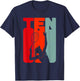 10th Birthday Tennis Player 10 Years Girls Tennis T-Shirt - T-Shirt | Navy
