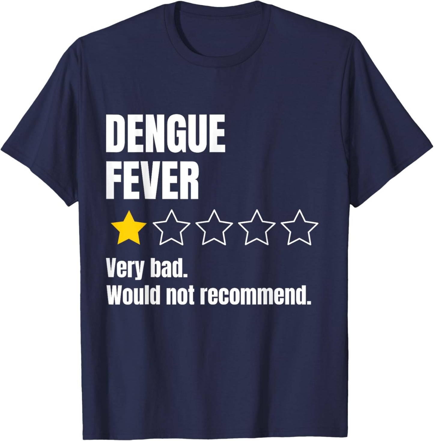 Dengue Fever Awareness Warrior Support T-Shirt - T-Shirt | Navy