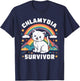 Chlamydia Survivor T-Shirt - T-Shirt | Navy