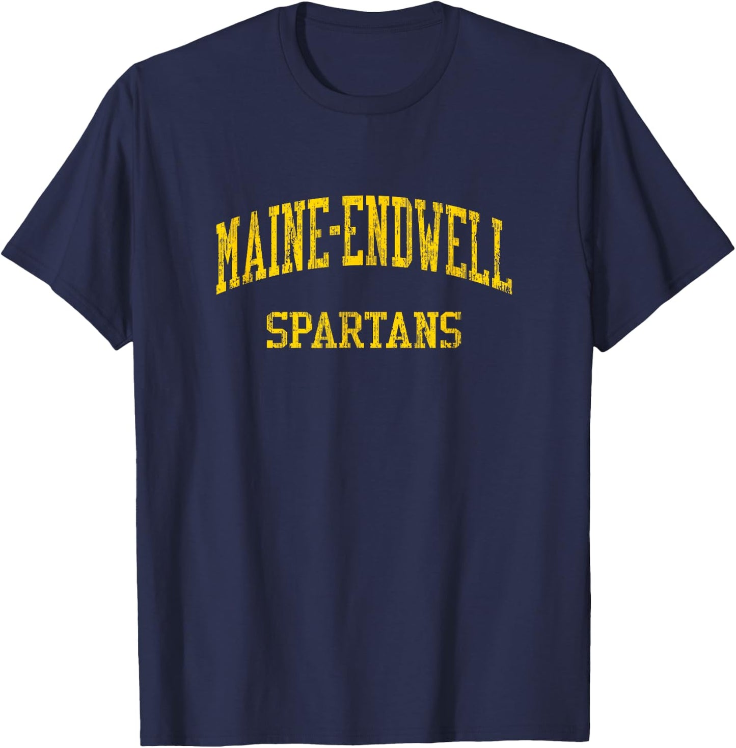 Maine-Endwell High School HS Endwell NY Vintage Sports T-Shirt - T-Shirt | Navy