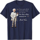 Funny Mark Twain Quote Put Off Tilll Day After Tomorrow T-Shirt - T-Shirt | Navy