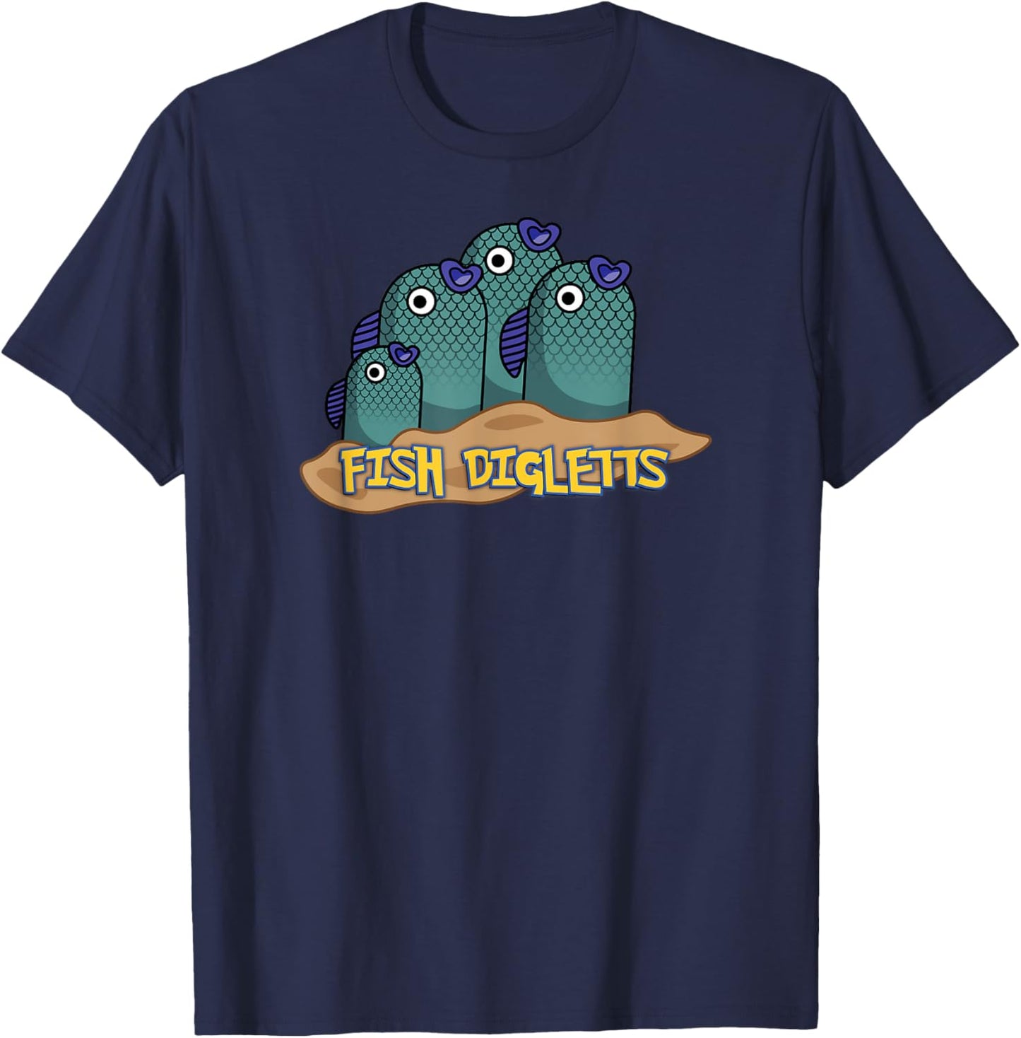 Fish Digletts T-Shirt - T-Shirt | Navy