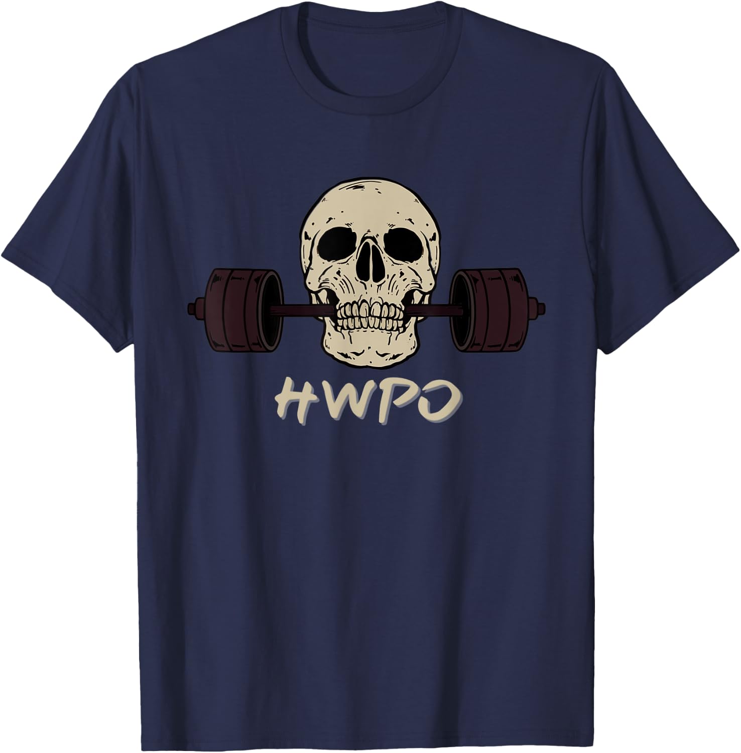 HWPO Hard Work Pays Off. Workout GYM T-Shirt - T-Shirt | Navy