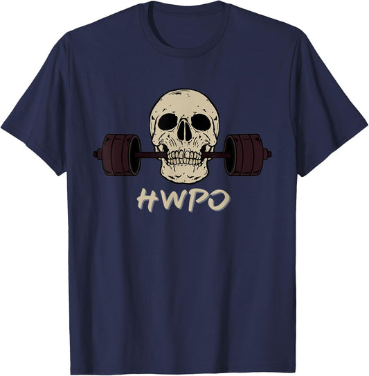 HWPO Hard Work Pays Off. Workout GYM T-Shirt - T-Shirt | Navy