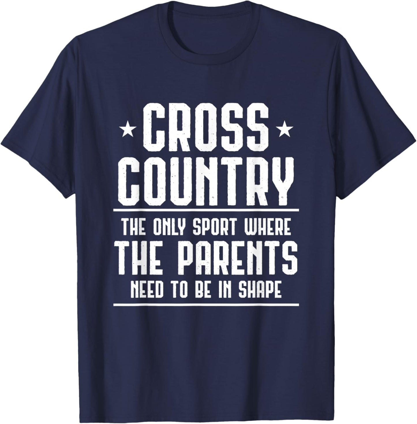 Cross Country Parent Gifts for Running Jogging XC Runner T-Shirt - T-Shirt | Navy