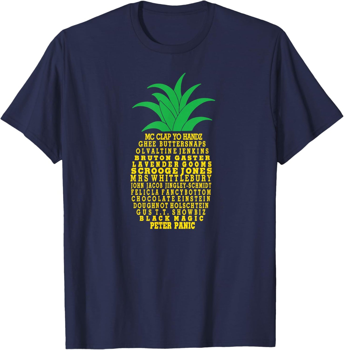 Nicknames of Gus Vintage Psych Pineapple Harajuku Lover T-Shirt - T-Shirt | Navy