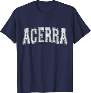 Acerra Italy - Acerra Varsity Logo - Acerra Italia T-Shirt - T-Shirt | Navy
