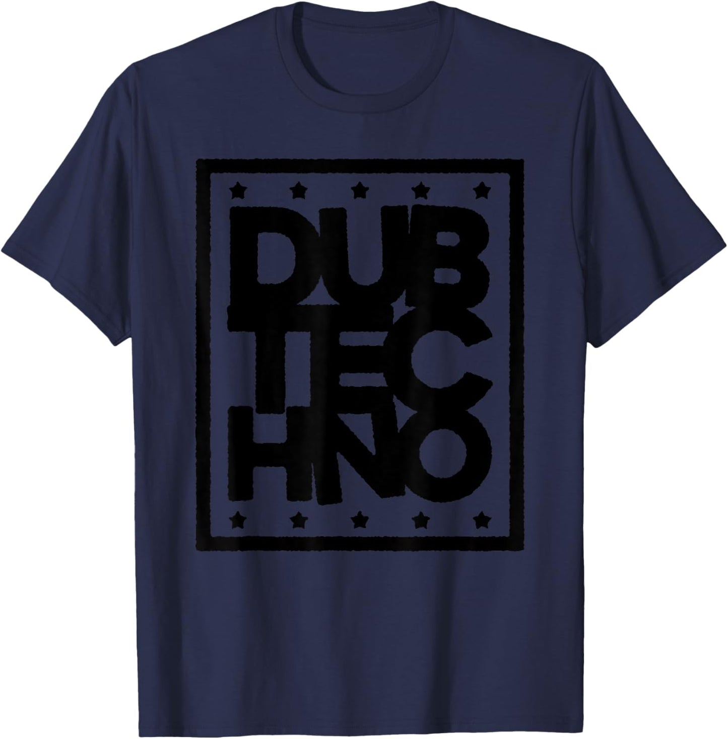 Dub Techno Music Shirt - The Dark Remix Edition T-Shirt - T-Shirt | Navy