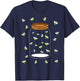 Fireflies Bugs in A Jar Firefly Lightning Insects T-Shirt - T-Shirt | Navy
