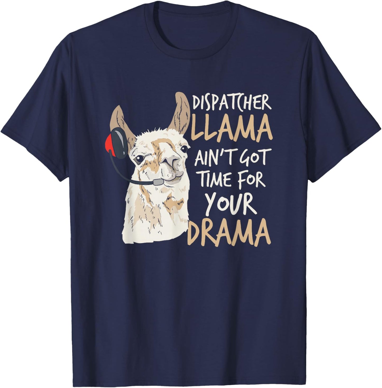 911 Dispatcher & 911 Operator Gift First-Responder T-Shirt - T-Shirt | Navy