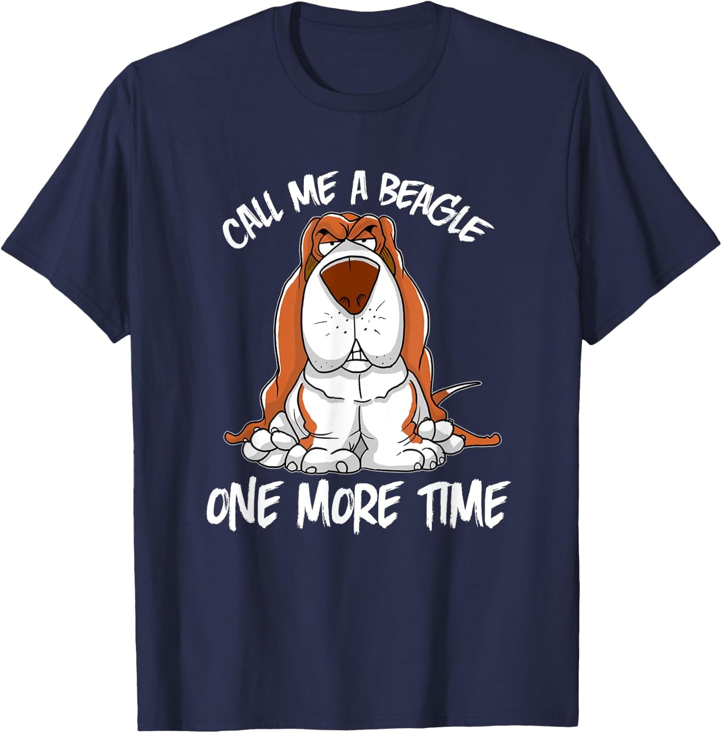 Funny Call Me A Beagle Basset Hound Dog Women T-Shirt - T-Shirt | Navy