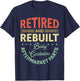 Vintage Retired And Rebuilt Body Contains Aftermarket Part T-Shirt - T-Shirt | Navy